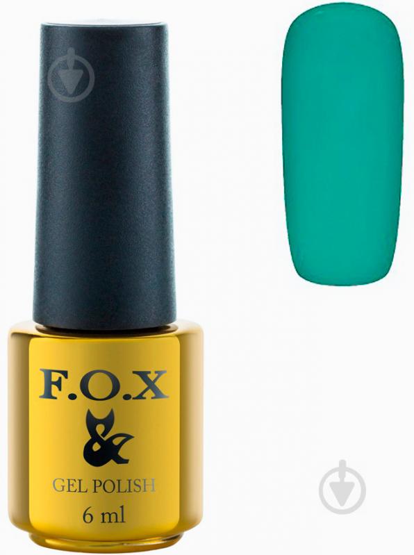 Гель-лак для ногтей F.O.X Pigment POLISH GOLD 162 бирюзовый 12 мл - фото 2