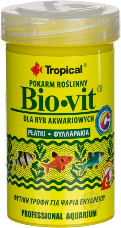 Корм Tropical Bio-vit 100 мл (субпродукти рослинного походження) - фото 1