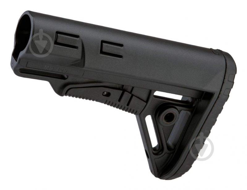 Приклад DLG Tactical DLG-129 SHARP BUTTSTOCK (Mil-Spec) BLACK - фото 3