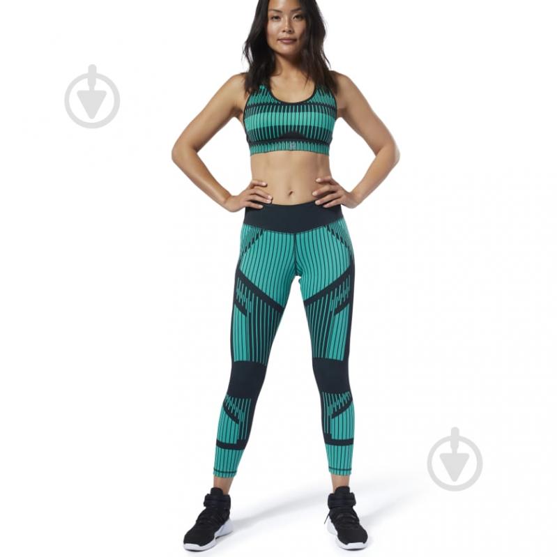 Лосины Reebok C LuxBoldTight2.0 9 DY8043 р.M зеленый - фото 7 Лосины Reebok C LuxBoldTight2.0 9 DY8043 р.M зеленый - фото 7