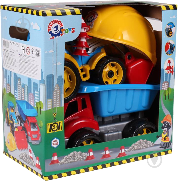 Игрушка ТехноК ТехноК Малыш-Строитель 2 3985 - фото 2