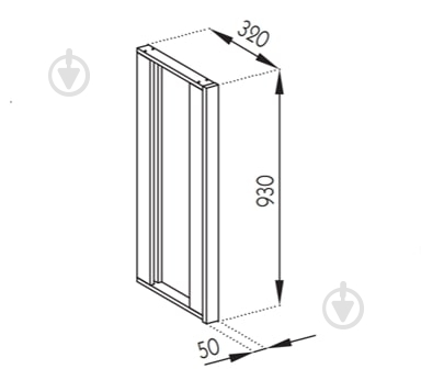 Шкаф Влада (В вставка (920)) белый шелк/белый - фото 4 Шкаф Влада (В вставка (920)) белый шелк/белый - фото 4