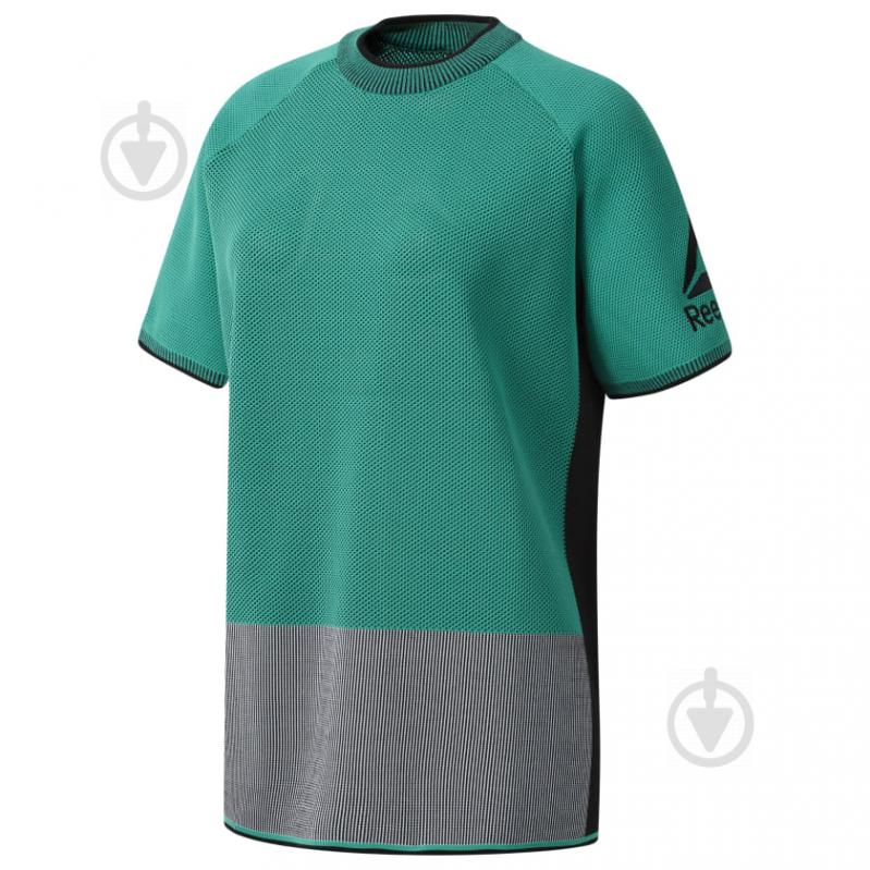 Футболка Reebok C Fashion Tee DY8045 р.XS зеленый - фото 1