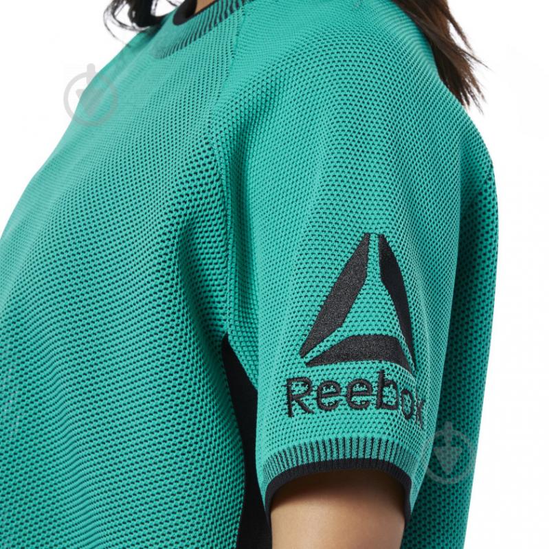 Футболка Reebok C Fashion Tee DY8045 р.XS зеленый - фото 4