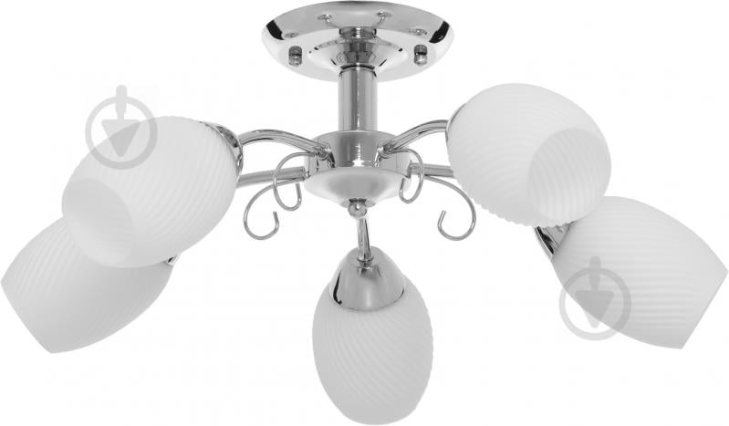 Люстра стельова Accento lighting Estella 5xE27 хром ALDW-MX12859-5 - фото 1