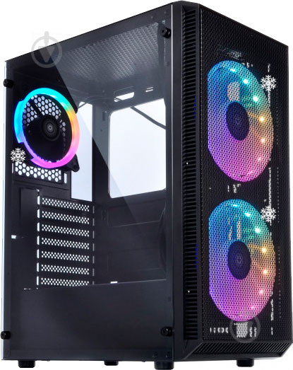 Корпус QUBE Neptune 600W APFC Black (QB07N_FC6U3) - фото 2