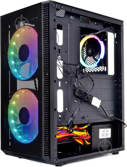 Корпус QUBE Neptune 600W APFC Black (QB07N_FC6U3) - фото 4