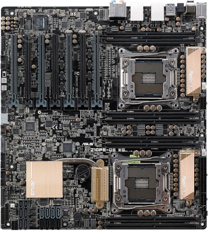 Материнская плата Asus Z10PE-D8-WS (Socket 2011-3, Intel C612, EEB) - фото 1