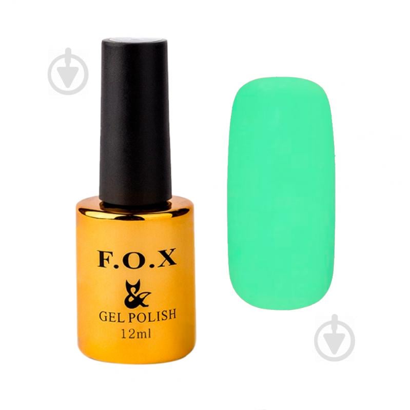 Гель-лак для ногтей F.O.X Pigment POLISH GOLD 173 зелений 12 мл - фото 1