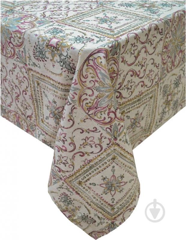 Скатерть Mosaic 136x136 см разноцветный Прованс - фото 1 Скатерть Mosaic 136x136 см разноцветный Прованс - фото 1