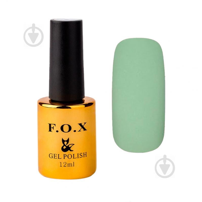 Гель-лак для нігтів F.O.X Pigment POLISH GOLD 176 зелений 12 мл - фото 1