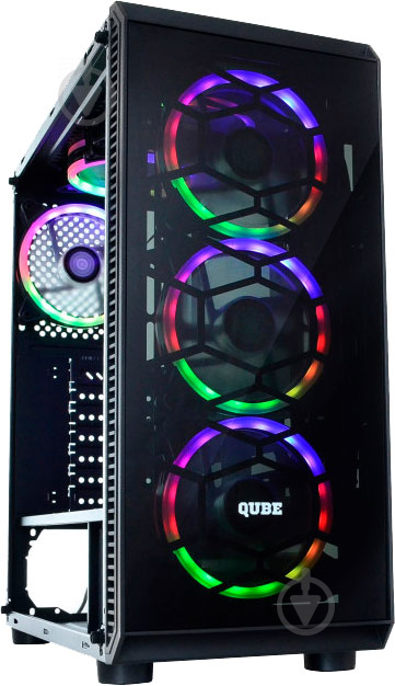 Корпус QUBE Spark MRGB Black (SPARK_FMNU3) - фото 12