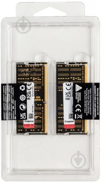 Оперативная память Kingston DDR4 SDRAM 16 GB (2x8GB) 3200 MHz (KF432S20IBK2/16) Impact - фото 6