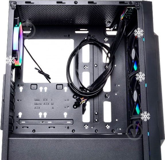 Корпус QUBE Strike 600W APFC Black (STRIKE_F36U3) - фото 7