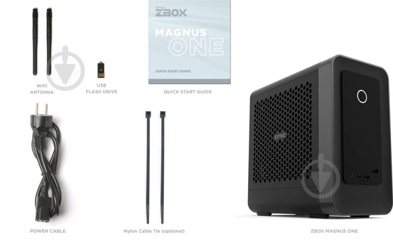 Системний блок Zotac Zbox Magnus One (ZBOX-ECM7307LH-BE) black - фото 7