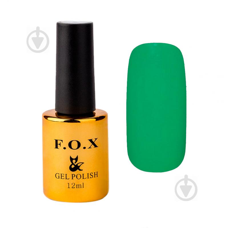 Гель-лак для нігтів F.O.X Pigment POLISH GOLD 183 зелений 12 мл - фото 1