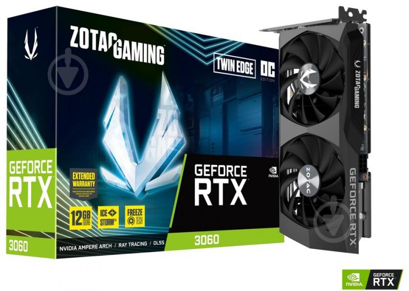 Видеокарта Zotac GAMING GeForce RTX 3060 Twin Edge OC 12GB GDDR6 192bit (ZT-A30600H-10M) - фото 6