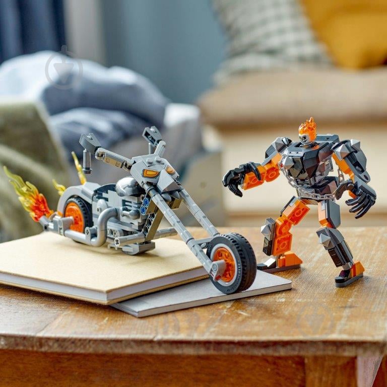 Конструктор LEGO Super Heroes Призрачный всадник: робот и мотоцикл 76245 - фото 7