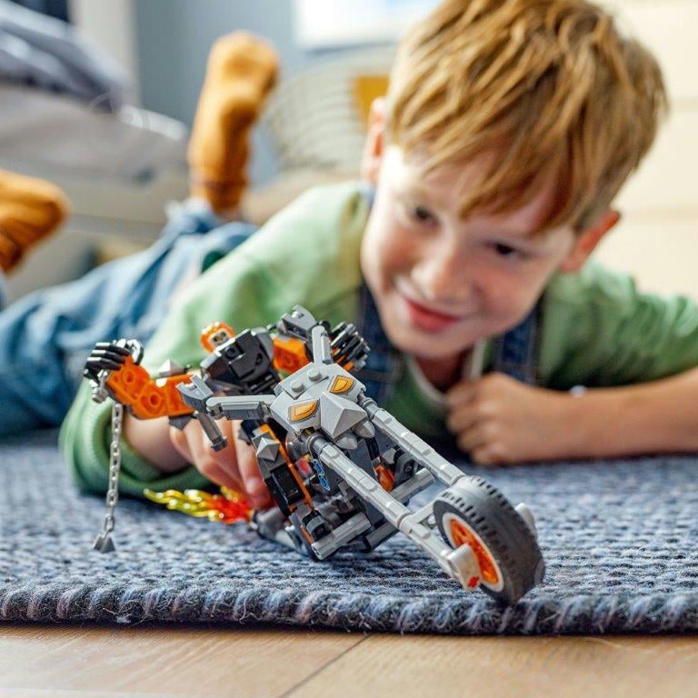 Конструктор LEGO Super Heroes Призрачный всадник: робот и мотоцикл 76245 - фото 4