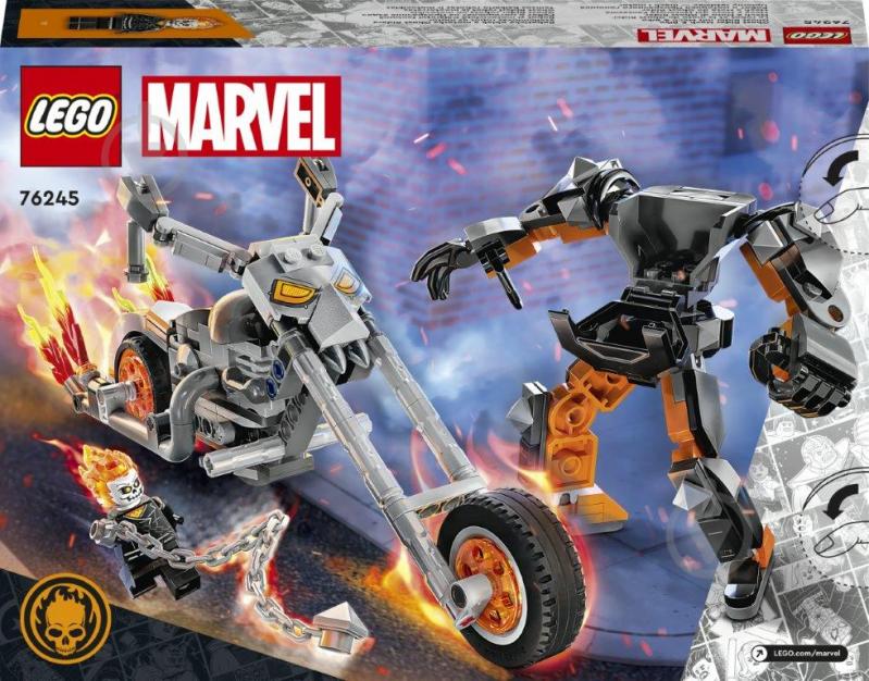 Конструктор LEGO Super Heroes Призрачный всадник: робот и мотоцикл 76245 - фото 2