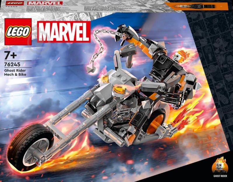 Конструктор LEGO Super Heroes Призрачный всадник: робот и мотоцикл 76245 - фото 1