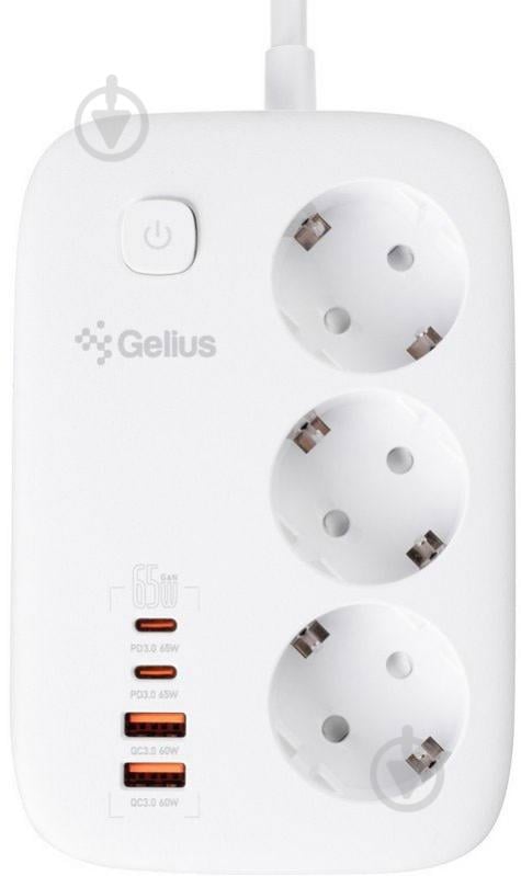 Сетевой фильтр Gelius GP-PS-003 White - фото 1 Сетевой фильтр Gelius GP-PS-003 White - фото 1
