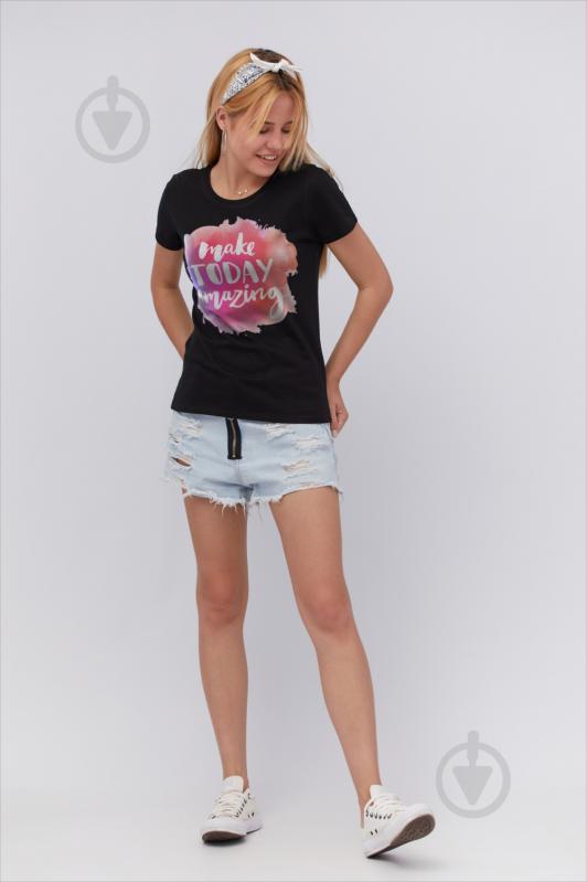 Футболка YAPPI Basic WB1041 р.M черный - фото 2