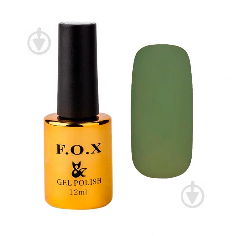 Гель-лак для ногтей F.O.X Pigment POLISH GOLD 186 зелений 12 мл - фото 1