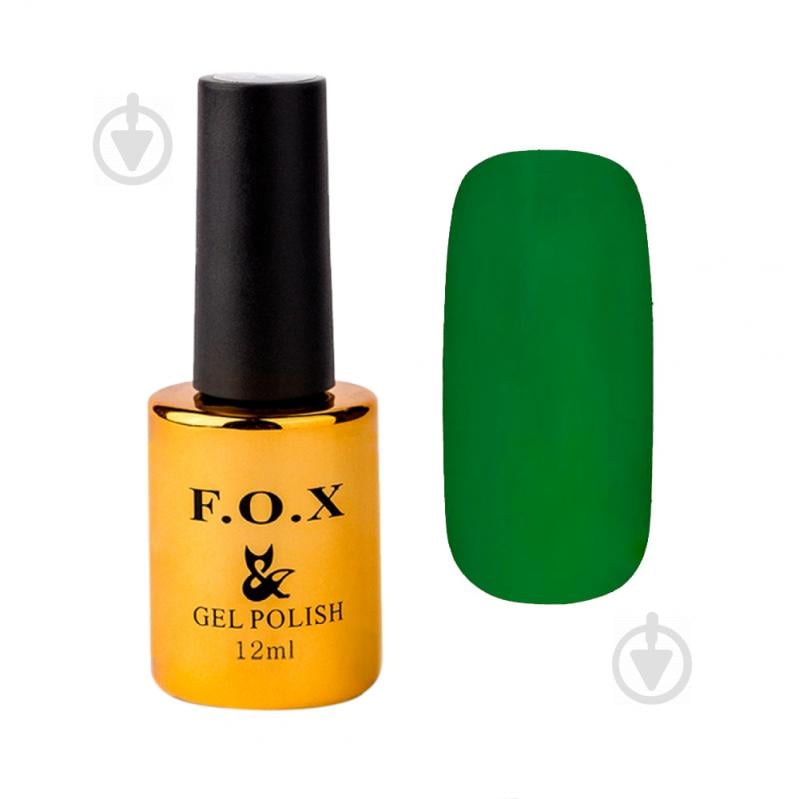 Гель-лак для ногтей F.O.X Pigment POLISH GOLD 187 зелений 12 мл - фото 1