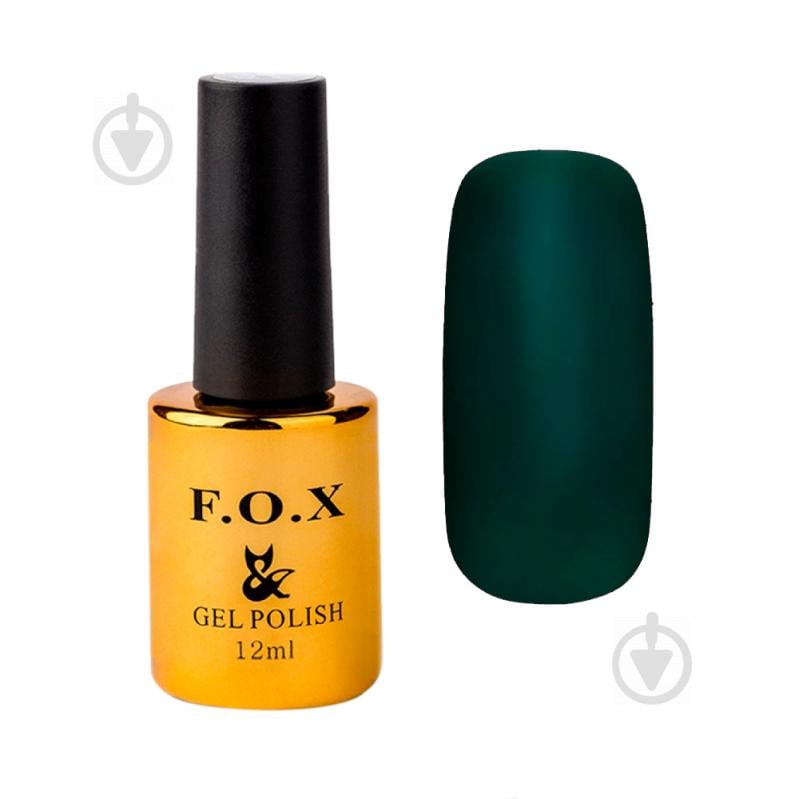 Гель-лак для ногтей F.O.X Pigment POLISH GOLD 188 бирюзовый 12 мл - фото 1