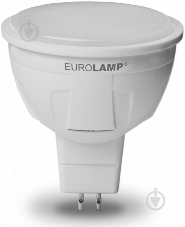 Лампа світлодіодна Eurolamp 3 Вт MR16 матова GU5.3 220 В 3000 К LED-SMD-03533(N) - фото 1