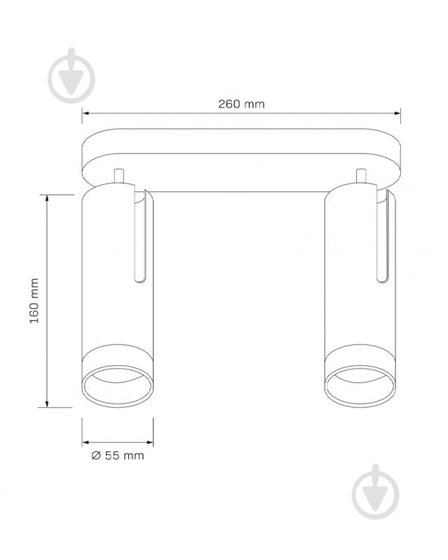 Светильник потолочный Goldlux Fado 325914 2x10 Вт GU10 белый 325914 - фото 2 Светильник потолочный Goldlux Fado 325914 2x10 Вт GU10 белый 325914 - фото 2