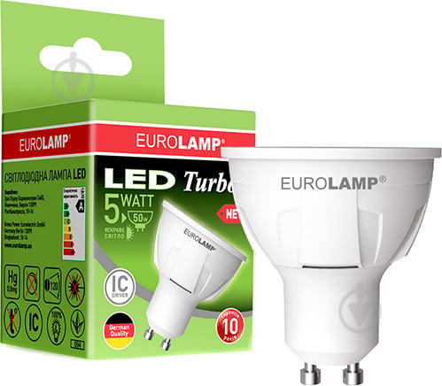 Лампа светодиодная Eurolamp 5 Вт MR16 матовая GU10 220 В 4000 К LED-SMD-05104(N) - фото 3