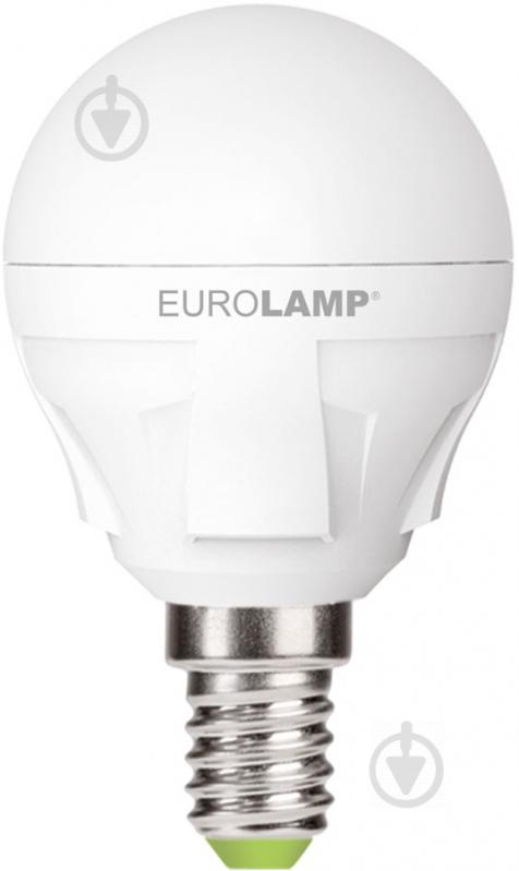 Лампа світлодіодна Eurolamp 5 Вт G45 матова E14 220 В 3000 К LED-G45-05143(T)new - фото 1