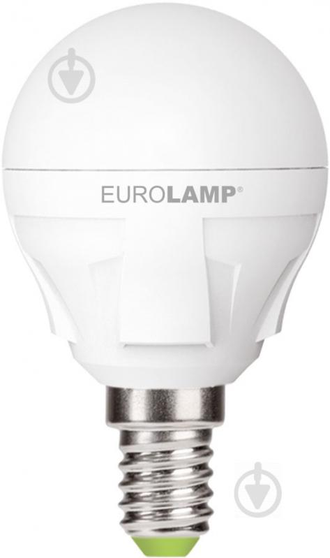 Лампа светодиодная Eurolamp 5 Вт G45 матовая E14 220 В 4000 К LED-G45-05144(T)new - фото 1