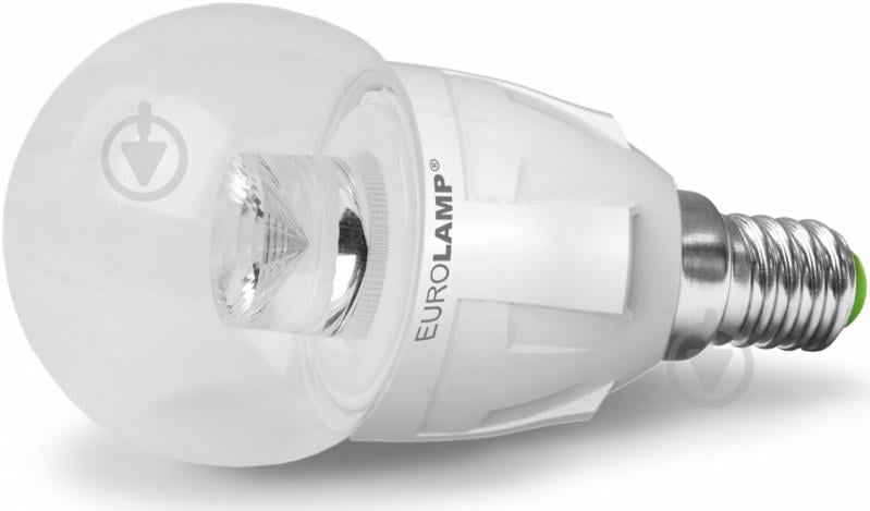 Лампа светодиодная Eurolamp 5 Вт G45 прозрачная E14 220 В 3000 К LED-G45-05143clear(T)new - фото 2