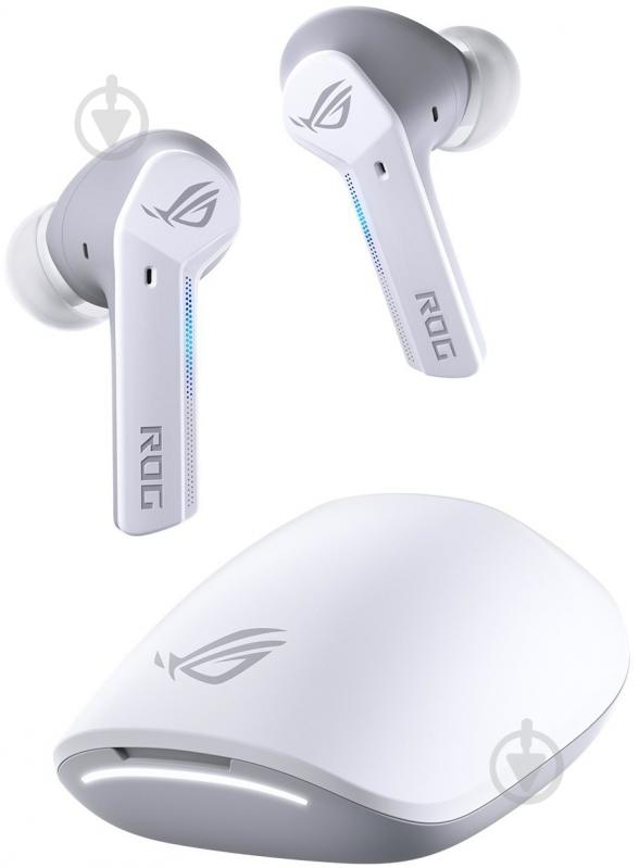 Гарнітура ігрова Asus ROG Cetra True Wireless 7.1 white (90YH03X1-B5UA00) - фото 2