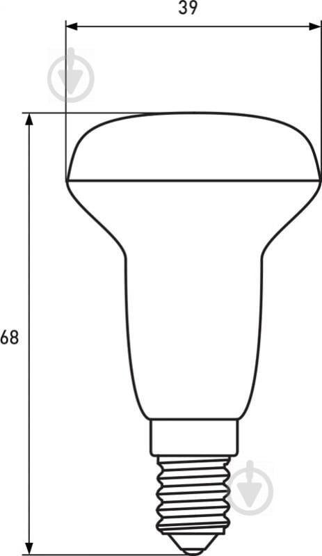 Лампа світлодіодна Eurolamp 5 Вт R39 матова E14 220 В 3000 К LED-R39-05142(N) - фото 3