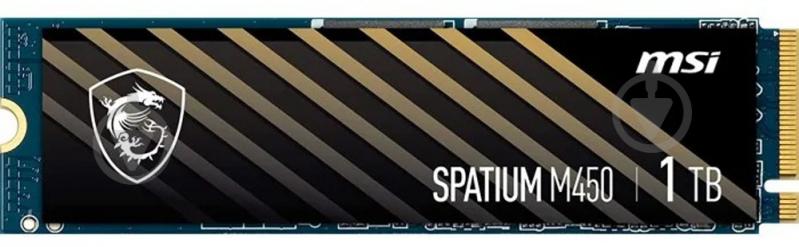 SSD-накопитель MSI Spatium M450 1000GB M.2 PCI Express 4.0 x4 3D TLC NAND (S78-440L920-P83) - фото 1