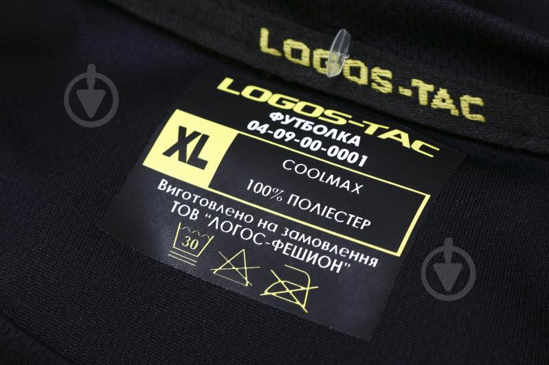 Футболка LOGOS-Tac з COOLMAX без нанесення 04-09-00-0001 р.M чорний - фото 9