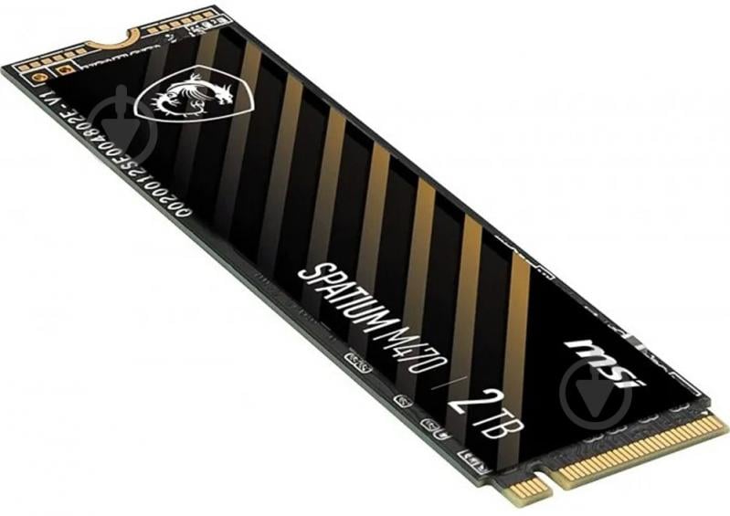 SSD-накопитель MSI Spatium M470 2000GB M.2 PCI Express 4.0 x4 3D TLC NAND (S78-440Q470-P83) - фото 2