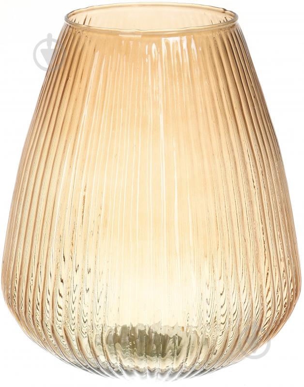 Ваза скляна STRIPES D245 в асортименті 28 см YE1000510 - фото 1