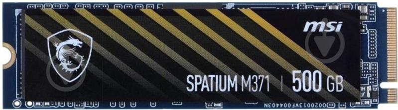 SSD-накопичувач MSI Spatium M371 500GB M.2 PCI Express 4.0 x4 3D TLC NAND (S78-440K160-P83) - фото 1