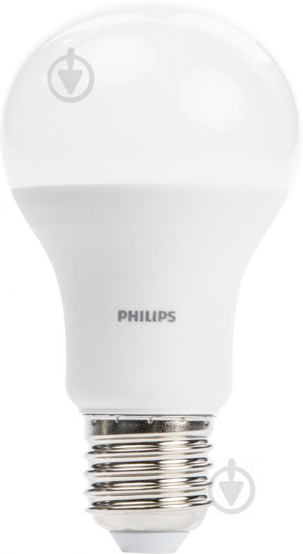 Лампа світлодіодна Philips Bulb 9.5 Вт A60 матова E27 220 В 3000 К 929001162207 - фото 1