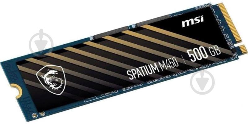 SSD-накопичувач MSI Spatium M450 500GB M.2 PCI Express 4.0 x4 3D TLC NAND (S78-440K190-P83) - фото 3