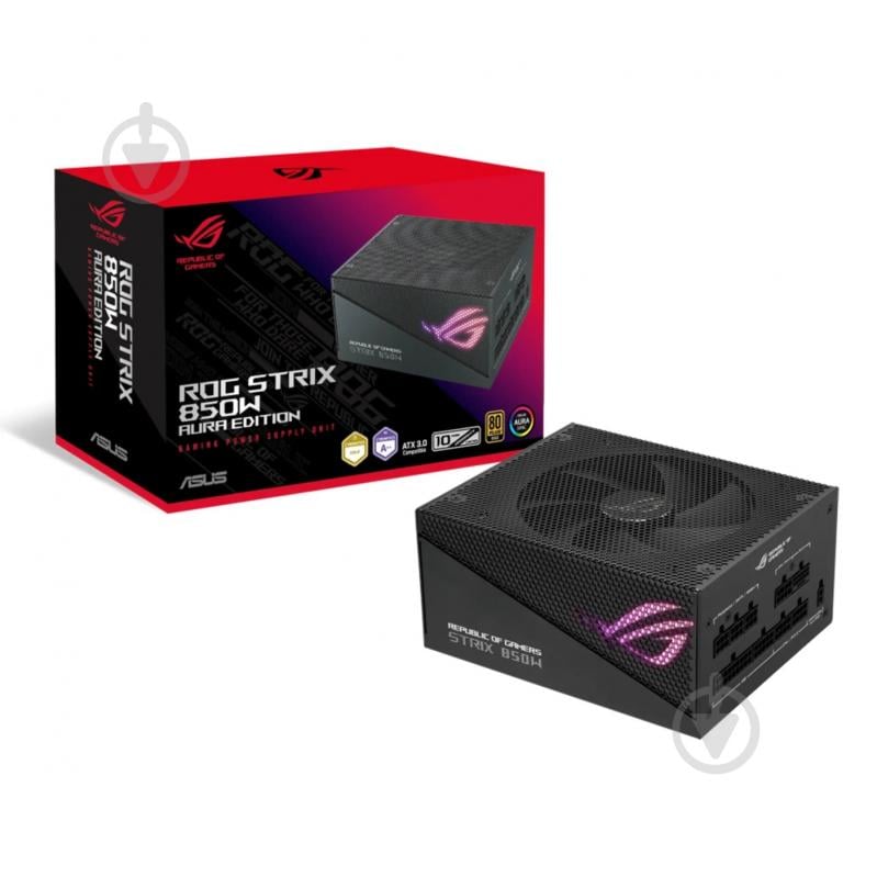 Блок питания Asus ROG STRIX PCIE5 850W Gold Aura Edition 90YE00P2-B0NA00 850 Вт - фото 3