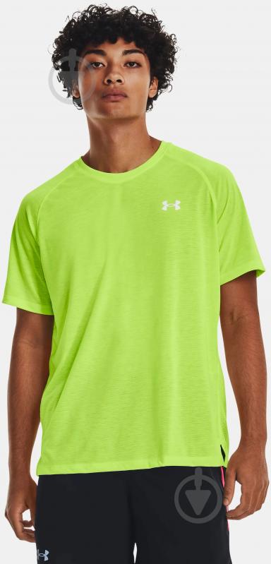 Футболка мужская Under Armour Streaker 1361469-369 р.2XL зеленый - фото 4