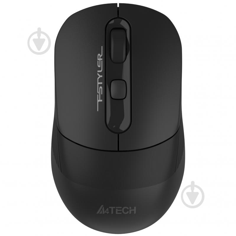 Мишка A4Tech бездротова безшумна Fstyler black (FB10CS (Stone Black)) - фото 1