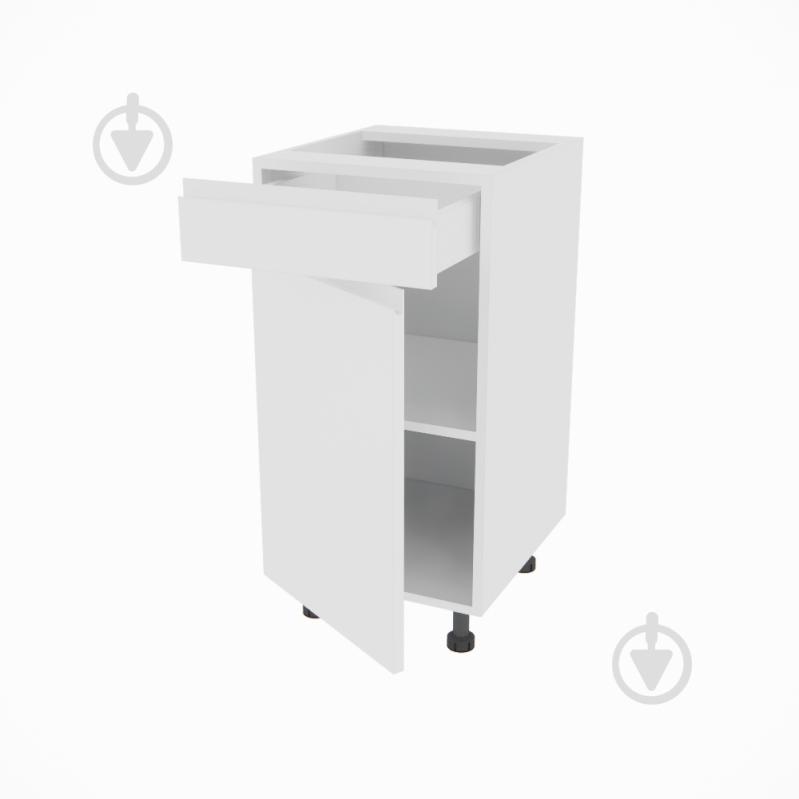 Тумба нижня Влада ( Н 40 ДШ FAVORIT ліва) білий шовк/білий - фото 2 Тумба нижня Влада ( Н 40 ДШ FAVORIT ліва) білий шовк/білий - фото 2