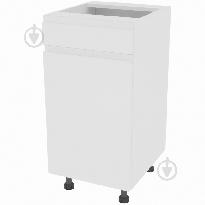 Тумба нижня Влада ( Н 40 ДШ FAVORIT ліва) білий шовк/білий - фото 1 Тумба нижня Влада ( Н 40 ДШ FAVORIT ліва) білий шовк/білий - фото 1